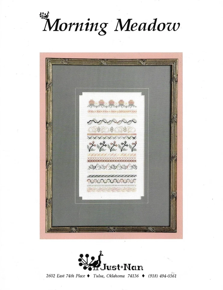 Morning Meadow by Just Nan cross stitch pattern - Image 1 of 1