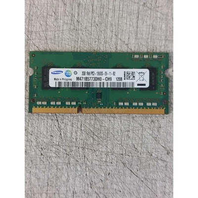 RAM Memory 2GB 1Rx8 PC3-10600S 1333MHz DDR3 Sodimm Samsung M471B5773DHO-CH9NOTE - Image 1 of 3