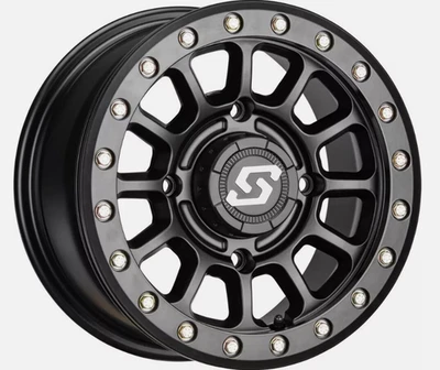 NEW SEDONA SANO BLACK WHEEL 14X7 4/137 5+2 (+10MM) 570-2011 - Image 1 of 4
