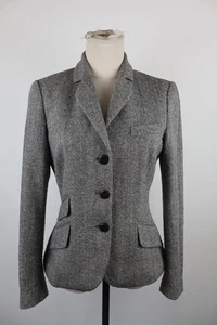 LUISA SPAGNOLI CAPPOTTO CORTO LANA GIACCA DONNA TG 40 WOMAN  COAT WOOL JACKET - Picture 1 of 10