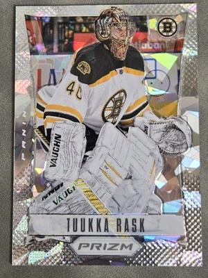 2012-13 Panini Rookie Anthology Prizm Cracked Ice #4 Tuukka Rask Boston - Image 1 of 2