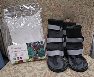 Good2Go Black All-Weather Dog Boots, SIZE XL Open Pkg Never Used - Picture 1 of 6