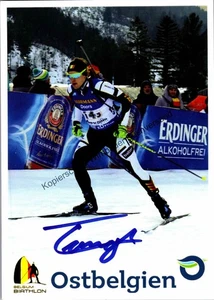 Original Autogramm Thierry Langer  Biathlon /// Autograph signiert signed 354084 - Picture 1 of 2