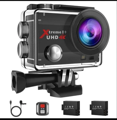 Campark Action Camera ACT74 Xtreme I UHD 4k 20mp Waterproof Camera Wide Angle - Image 1 of 4