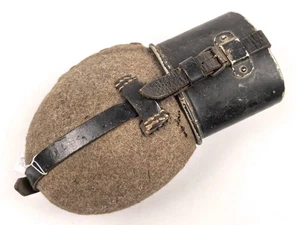 Feldflasche Wehrmacht, stark gebraucht, ungereinigt - Bild 1 von 12
