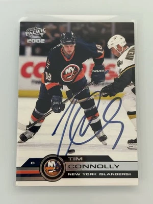 2001-02 Pacific #243 Tim Connolly Auto Autograph Signed New York Islanders - Image 1 of 2