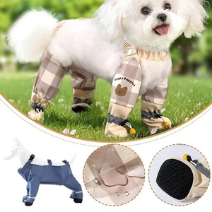 Spring and summer dog outdoor dustproof pants pet dog clothes I8X5 - Picture 1 of 25