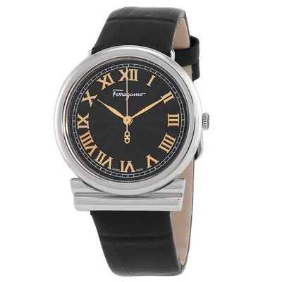 Reloj para mujer Ferragamo SFUF00621 Gancino esfera negra 34 mm nuevo Foto 1 de 3