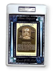 Robin Yount Signed Autographed Hall of Fame Postcard Auto Grade 9 PSA 2/100 - Picture 1 of 2