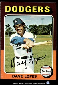 1975 Topps #93 DAVE LOPES VG Los Angeles Dodgers - Picture 1 of 2