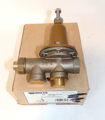 Watts 1/2"  25AUB-LP-Z3  Water Pressure Regulator/Reducing Valve 0068536 - Image 1 of 4