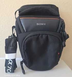 Sony Alpha LCS-AMB Umhängetasche Softtragetasche schwarz Tasche Kameraserie - Bild 1 von 14