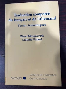 Traduction comparée du français et de l'allemand: Textes économiques. Langue et  - Imagen 1 de 1