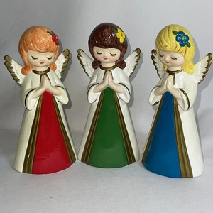 Vintage Homco Engel - 3-teiliges Set - Bild 1 von 12