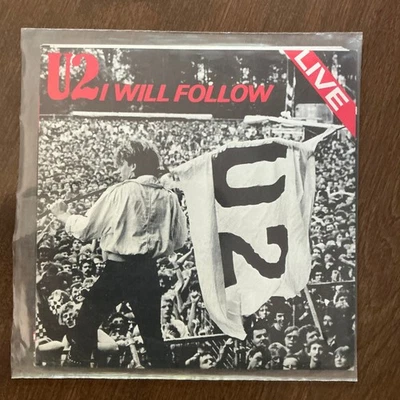 U2 ‎– I Will Follow (Live) (1982) Dutch 2 track Vinyl 7" Near Mint/Near Mint - Image 1 of 3