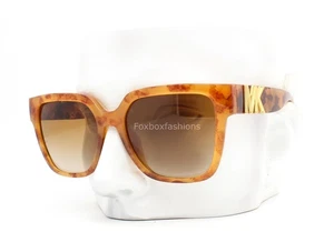 Michael Kors Karlie Sunglasses MK 2170U 39153B Marigold Havana Gold Logo w/case - Picture 1 of 9