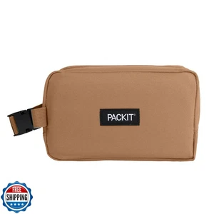 Caja de aperitivos PackIt congelable de doble compartimento, almendra, aislante y congelable  - Imagen 1 de 5