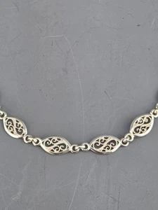 Milor Italien Sterlingsilber ausgefallenes Glieder-Halsband 18 Zoll - Bild 1 von 4