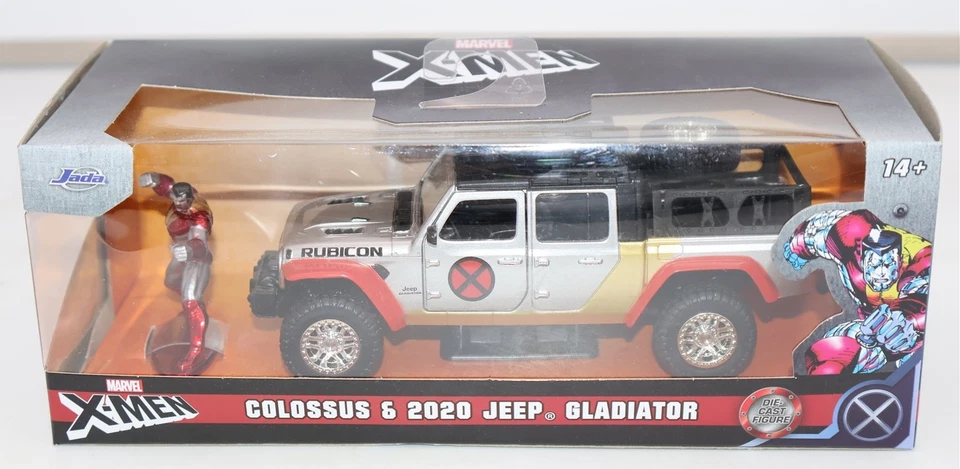 Jada 1:32 2020 Jeep Gladiator & Colossus Figure Diecast Car 33363 Movie X'Men - Image 1 of 4