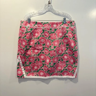 Island Republic Floral Skirt Pink Green White Trim Golf Tennis Womens Size 16 - Image 1 of 4