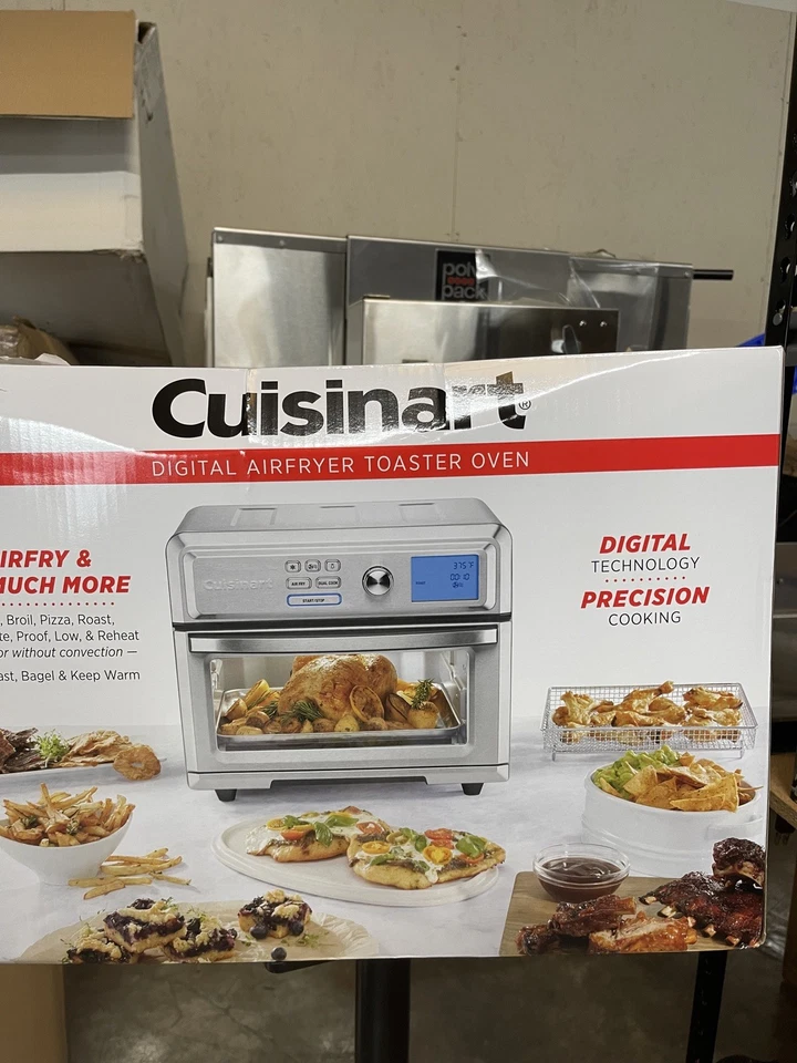 Caja abierta Cuisinart Digital AirFryer Horno tostador | 8 en 1 | 1800 W | TOA-65 Foto 1 de 3