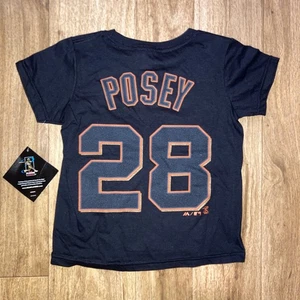 San Francisco Giants HOF Buster Posey Kleinkind 4T MLB Baseball Trikot T-Shirt Neu aus altem Lagerbestand - Bild 1 von 6