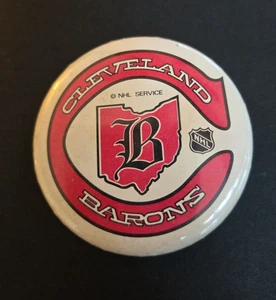 Vintage - Cleveland Barons Hockey - NHL Hockey Pin - 3 1/2 Zoll - Bild 1 von 3