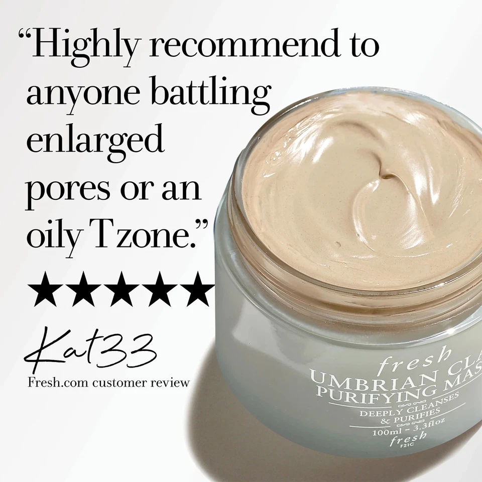 Fresh Umbrian Clay Pore-Purifying Dullness and Uneven Texture Face Mask 100ml - Image 1 of 4