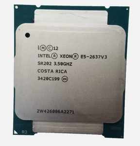 Intel Xeon E5-2637 V3 LGA 2011-3 Server CPU Processor SR202 Quad Core 3.5GHz - Picture 1 of 2