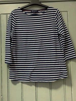 Ladies Crew Clothing Striped Top Size 12 Casual, Holiday  - Image 1 of 2