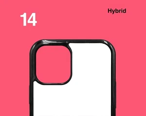 Hybrid 2-in 1 Sublimation Cases for Apple iPhone 14 - Picture 1 of 7
