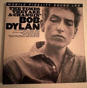Bob Dylan-The Time They Are A-Changing’ -MOFI -MFSL 2-421 -2-LP - Picture 1 of 5