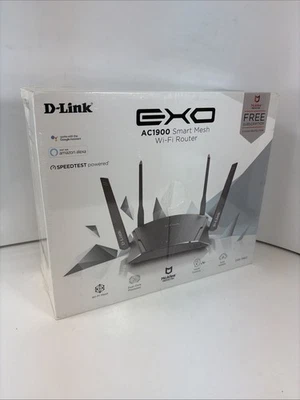 D-Link EXO AC1900 Dual Band Smart Mesh (DIR-1960-US) WiFi Router New Sealed - Image 1 of 4
