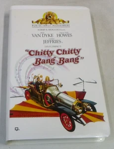 Nastro VHS Chitty Chitty Bang Bang conchiglia Dick Van Dyke MGM - Foto 1 di 4
