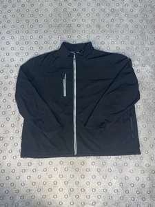 Clique Men’s Black Zipper Jacket Size 5XL Front Zipper Pockets (3) Fleece Lining - Picture 1 of 12