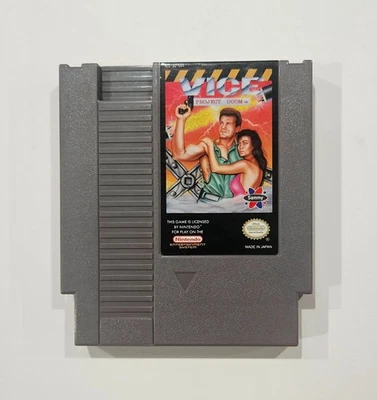 Vice Project Doom for NES Nintendo 1991 AUTHENTIC Cartridge Only Clean - Image 1 of 4