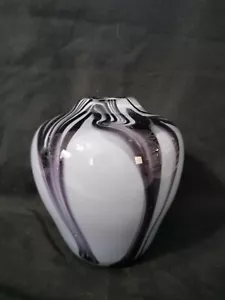 Jarrón Brote Vidrio Artístico Soplado Murano Estilo Italia - Imagen 1 de 5