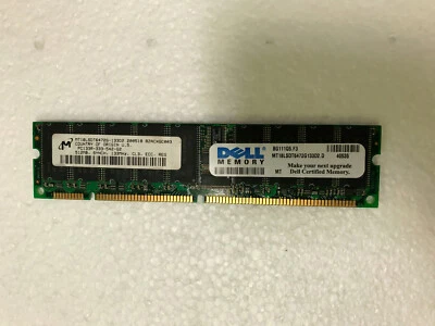 MICRON 512MB MT18LSDT6472G-133D2 PC133R-333-542-G2 133MHZ CL3 MEMORY - Image 1 of 2