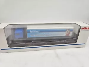Märklin H0 4842 Niederflurwagen der DB RoLa + DuschoLux Sattelzug Top Zustand - Bild 1 von 3