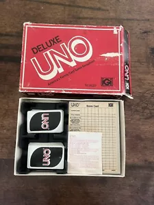 Juego de Cartas Hasbro Vintage Edición UNO DELUXE 1978 Completo - Imagen 1 de 4
