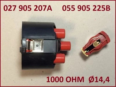 Zündverteilerkappe + Zündverteilerläufer  AUDI 100 (44, 44Q, C3) 1.8  - Bild 1 von 4