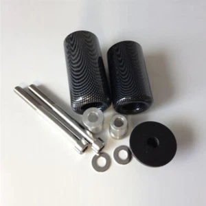 Brand new Kawasaki Ninja ZX6R Frame Crash Falling Protector Fit 2005-2006 Carbon - Bild 1 von 4