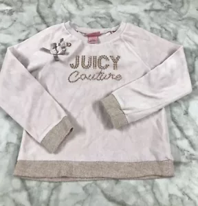 Vintage Juicy by juicy couture Dziewczęcy Rozmiar 7- Różowy Miękki sweter Mieszanka bawełny - Zdjęcie 1 z 7