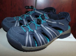 CLARKS TUVIA MADEE Women's Water Fisherman Sandals (Navy Blue, Size 5M) - Picture 1 of 4