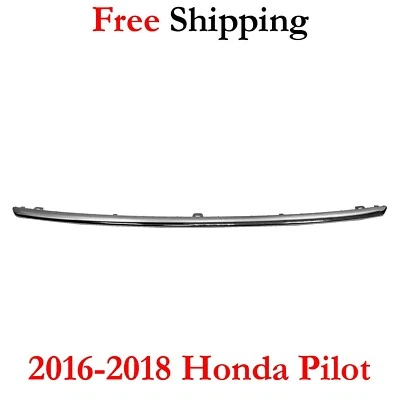 For 2016-2018 Honda Pilot Bumper Cover Grille Molding Front Lower HO1044105 Foto 1 de 4