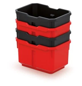 Set di 4 Contenitori Plastica Titan Box porta minuteria appendibili resistenti - Imagen 1 de 9