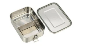 Edelstahl Brotbüchse Brotdose Lunchbox Auslaufsicher 1200 ml BPA frei - Bild 1 von 3