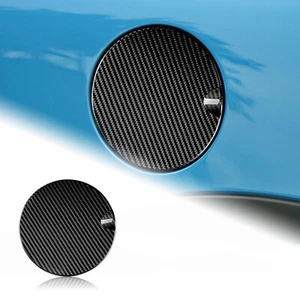 Cubierta de tapa de llenado de tanque de combustible de fibra de carbono negra para MINI R55 07-13 R56 06-13 - Imagen 1 de 7