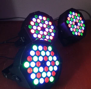 LED Disco Scheinwerfer 3er Set - Bild 1 von 6