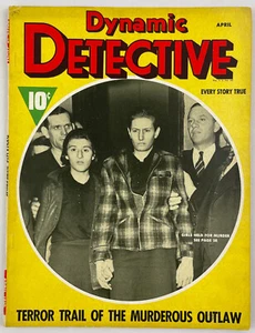Dynamic Detective Magazine, April 1938, Vintage True Crime Stories, Pulp - Picture 1 of 4